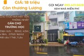 Cho thuê nhà mặt tiền Thống Nhất 82m2, 1Lầu, 18Triệu, gần CHỢ